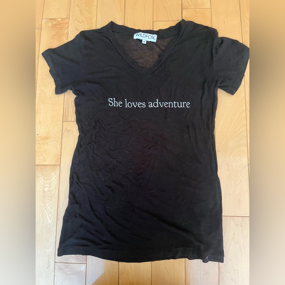 Wildfox sheer tshirt